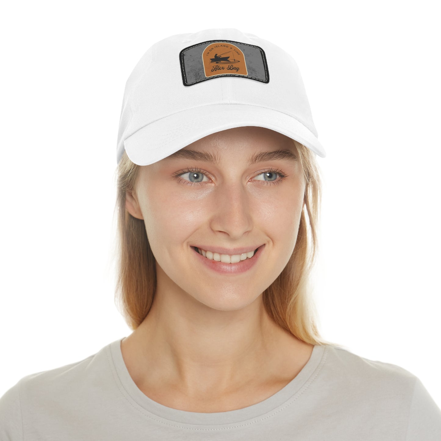 Stylish Hat with Leather Patch