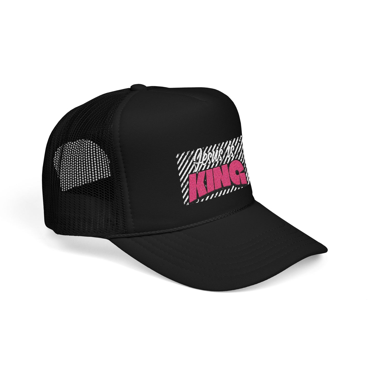 Jesus is King Foam Trucker Hat