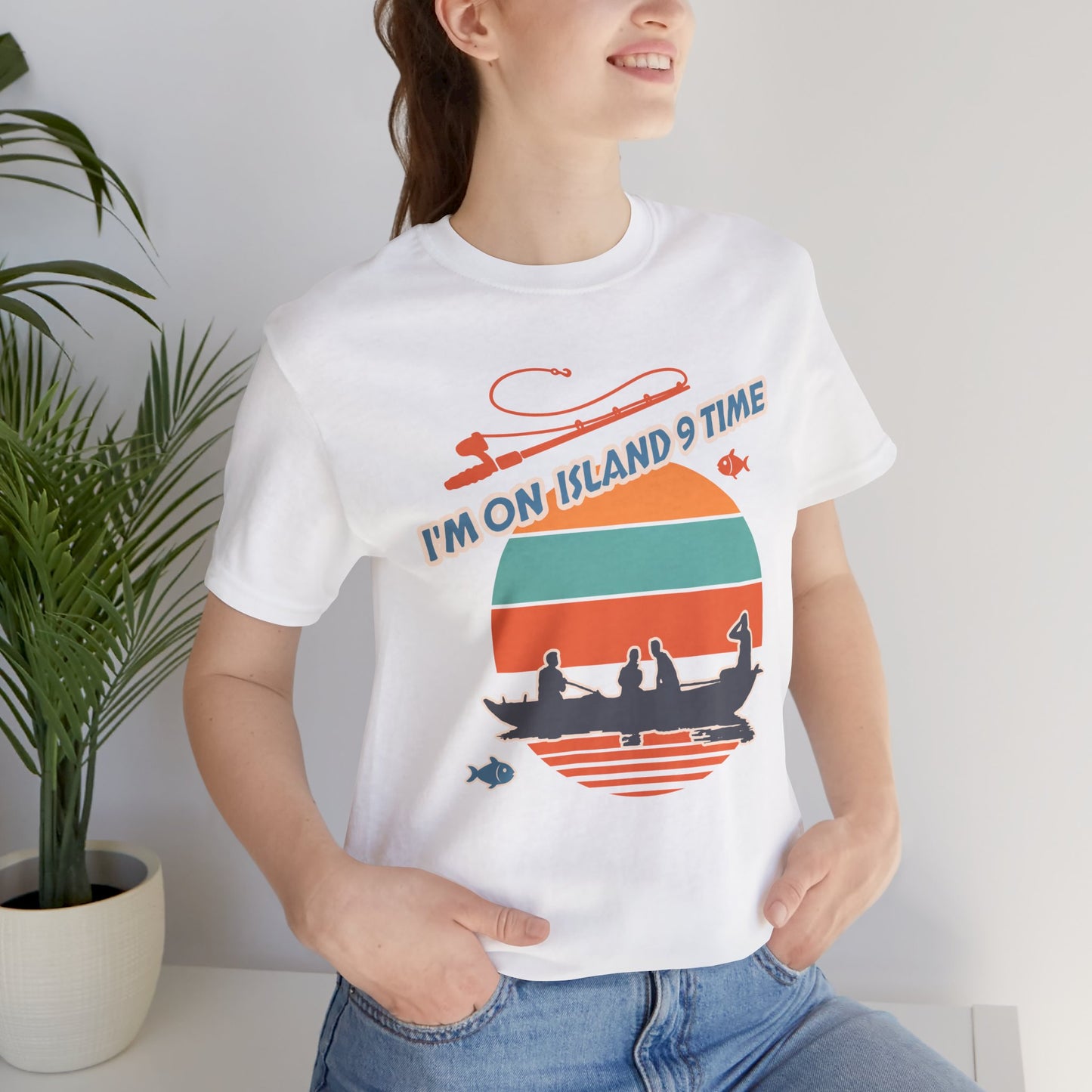 Personalized Adult Unisex tshirt- I'm On Island 9 Time Alex Bay, NY