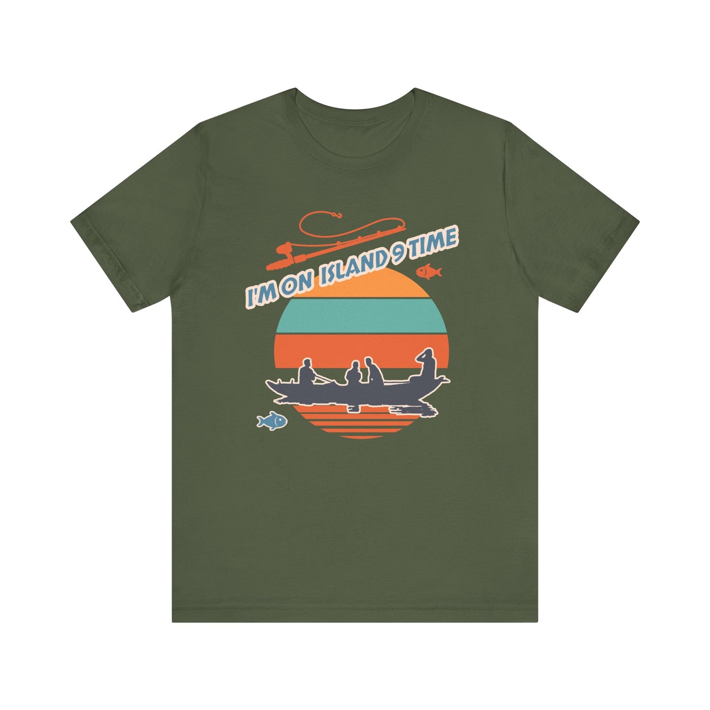 Personalized Adult Unisex tshirt- I'm On Island 9 Time Alex Bay, NY
