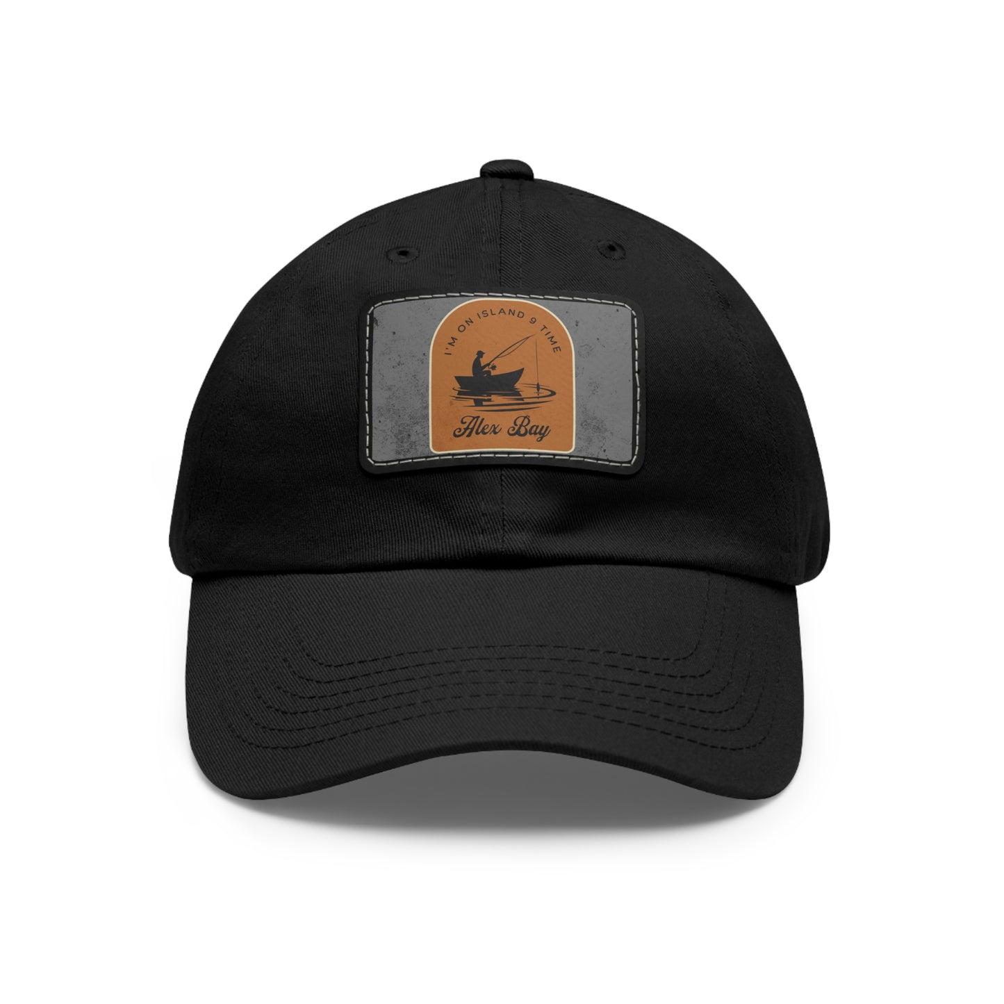 Stylish Hat with Leather Patch