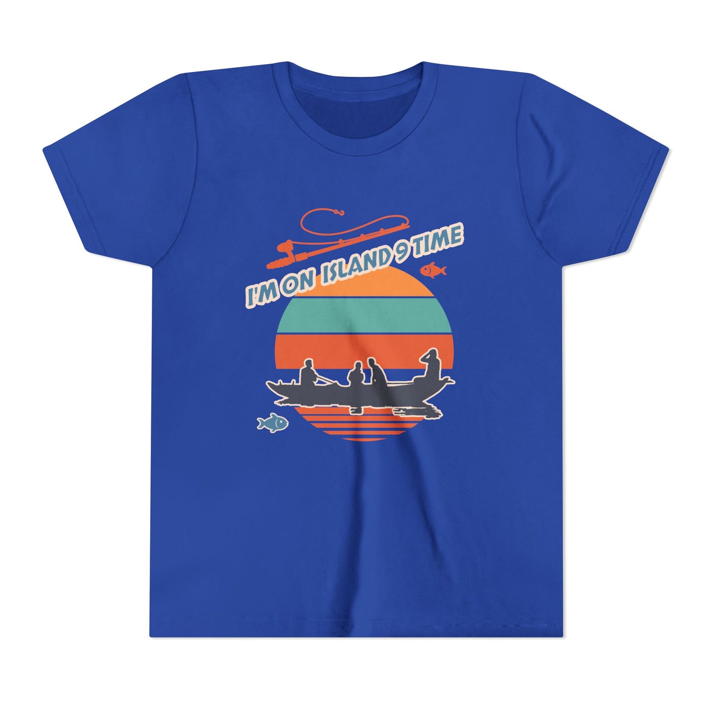 Personalized Kids Tee- I'm on Island 9 Time