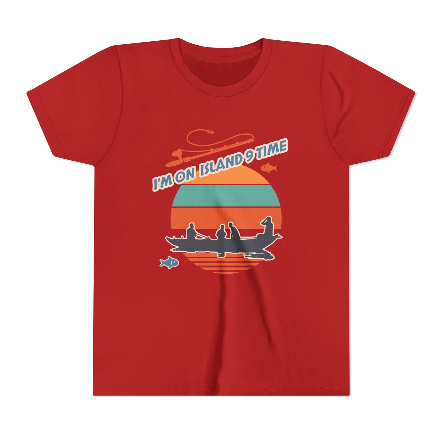 Personalized Kids Tee- I'm on Island 9 Time