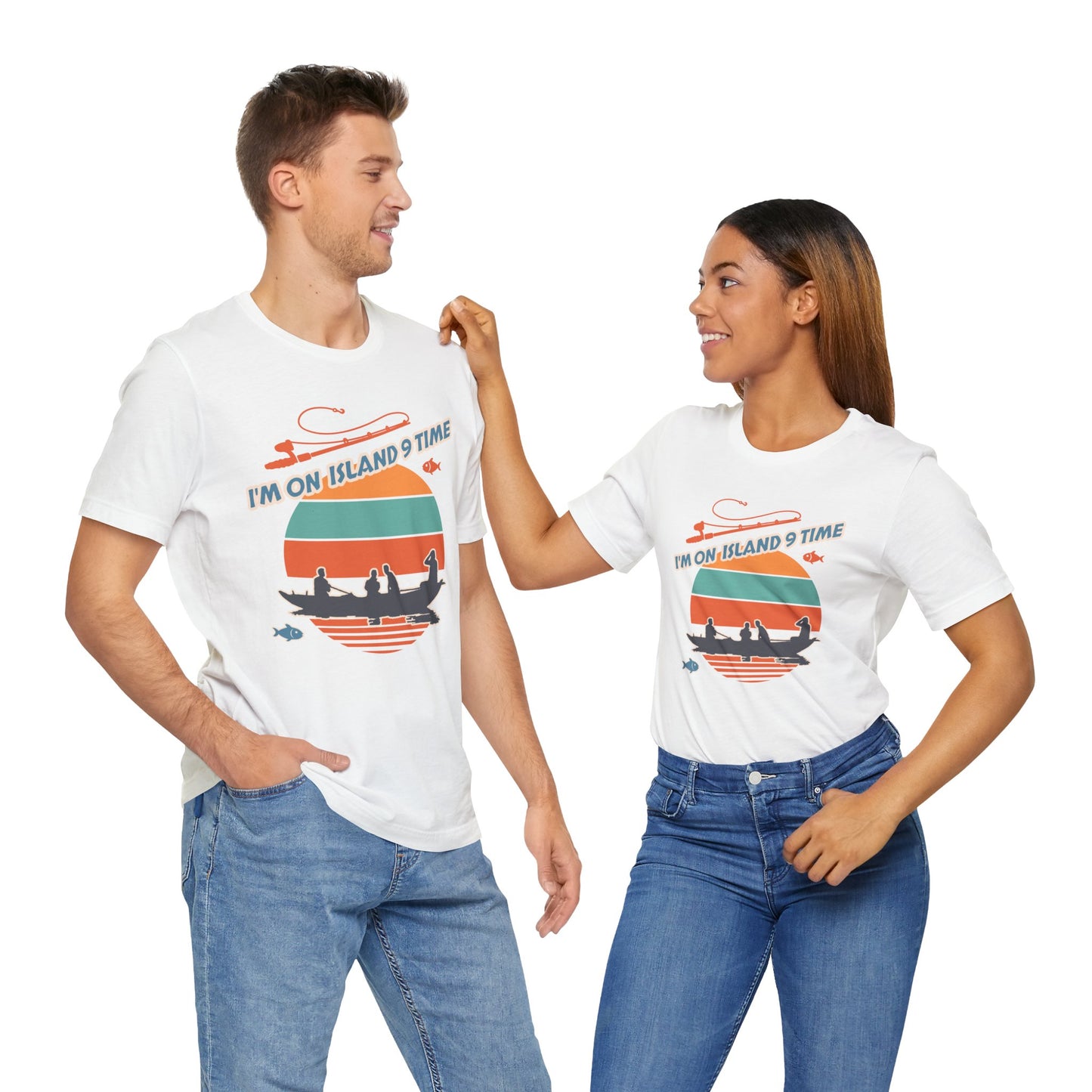 Personalized Adult Unisex tshirt- I'm On Island 9 Time Alex Bay, NY
