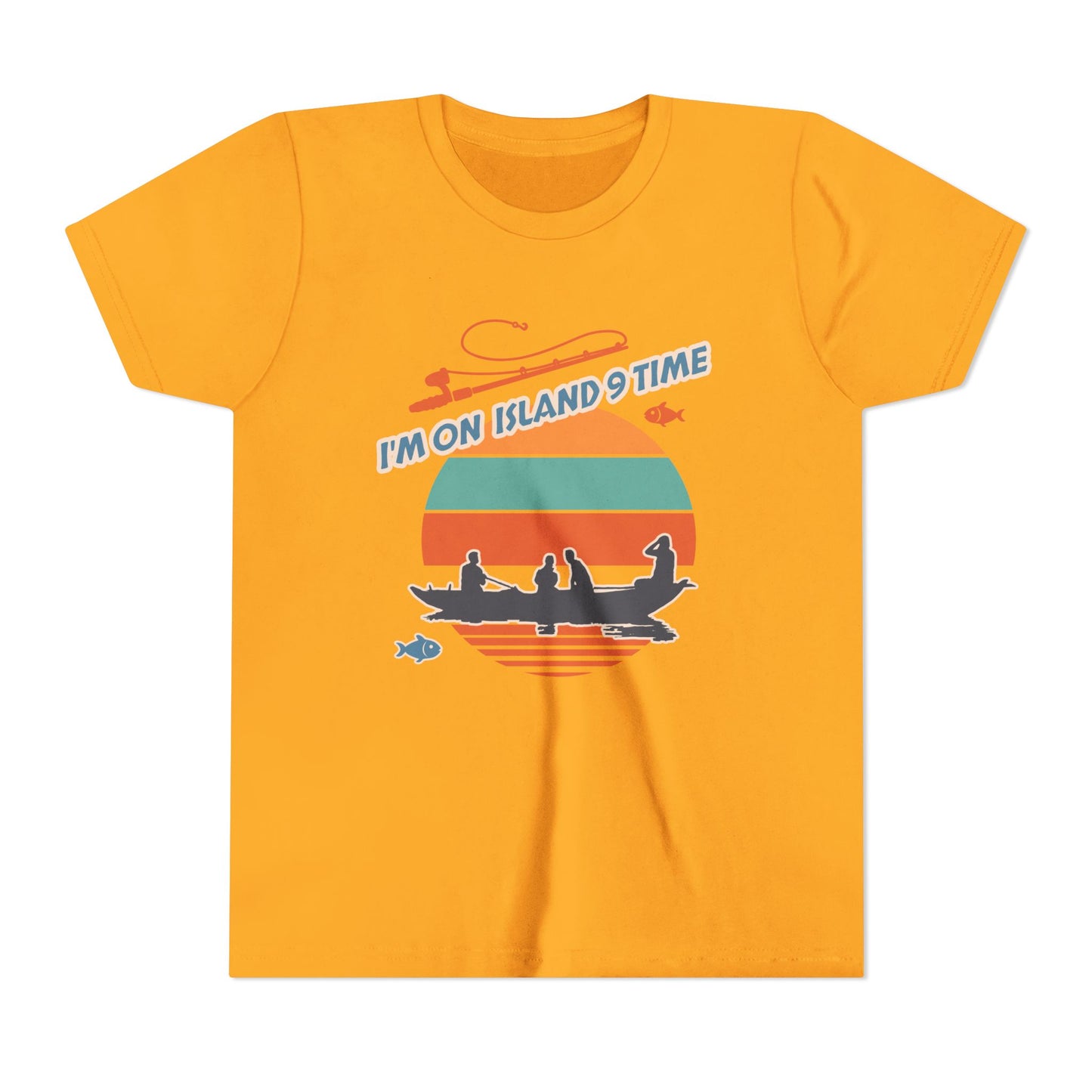 Personalized Kids Tee- I'm on Island 9 Time