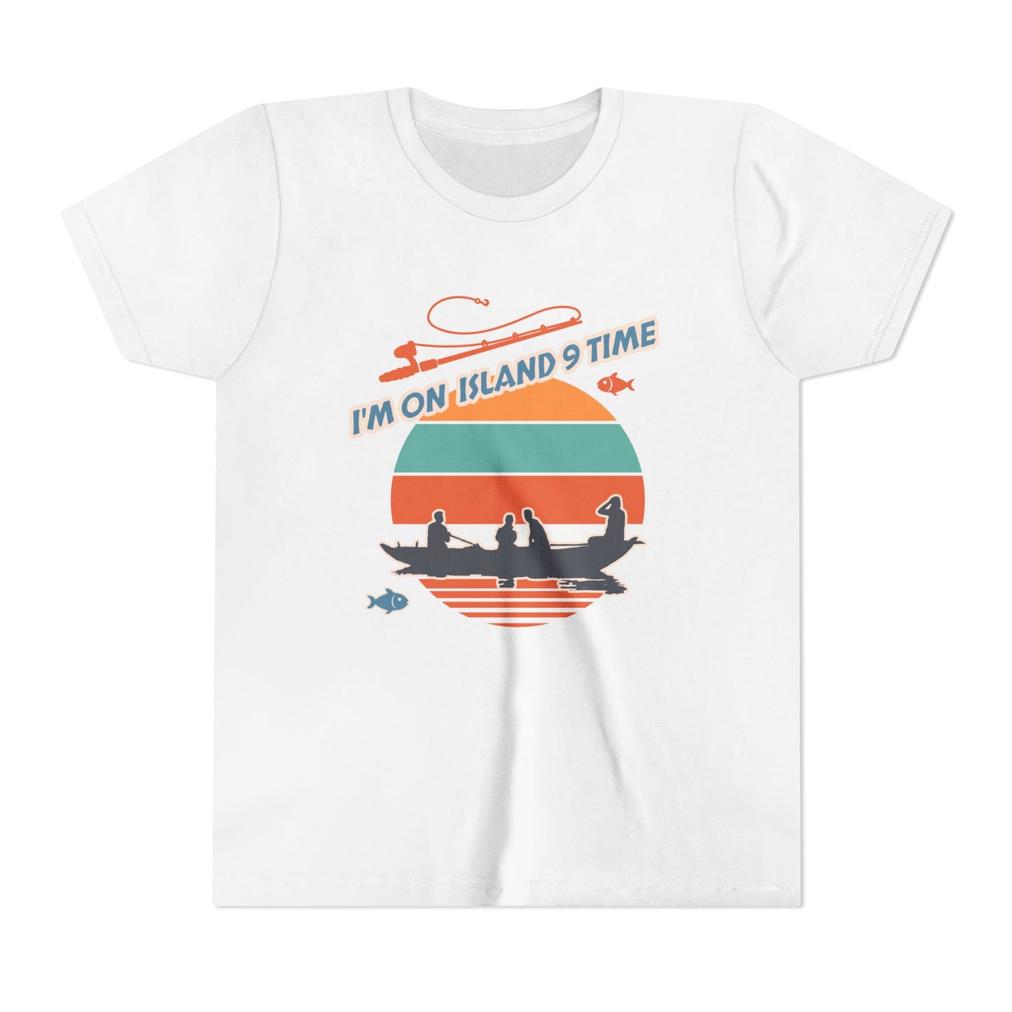 Personalized Kids Tee- I'm on Island 9 Time