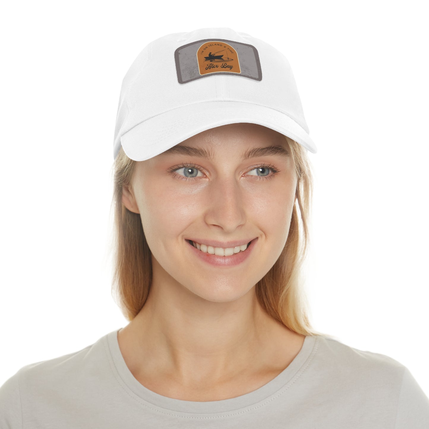 Stylish Hat with Leather Patch