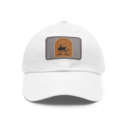 Stylish Hat with Leather Patch