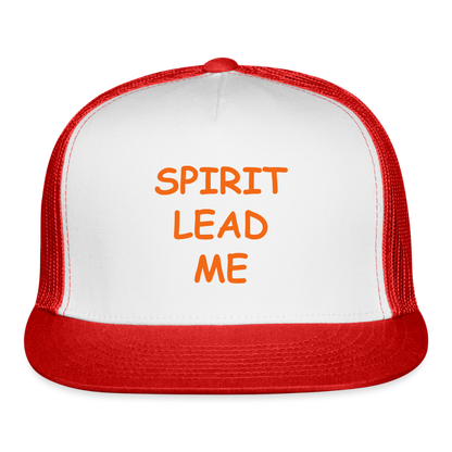 Trucker Hat - white/red