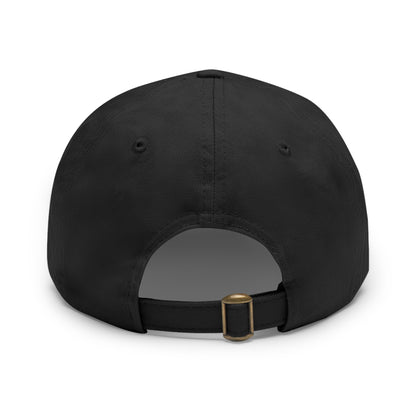 Stylish Hat with Leather Patch