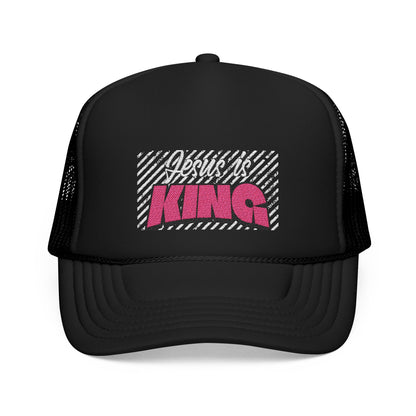 Jesus is King Foam Trucker Hat