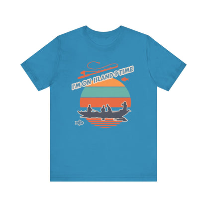 Personalized Adult Unisex tshirt- I'm On Island 9 Time Alex Bay, NY
